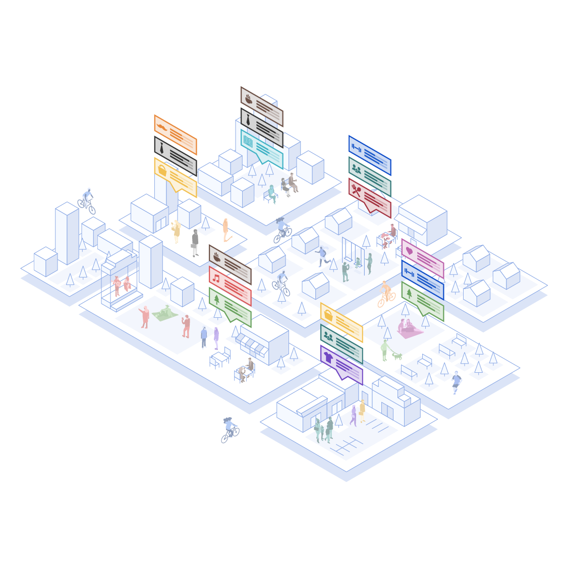 A city is much more than tall buildings and roads, it's the experience of the people living in it.